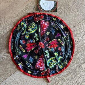 Brighton Black and Red Love Jewelry Pouch